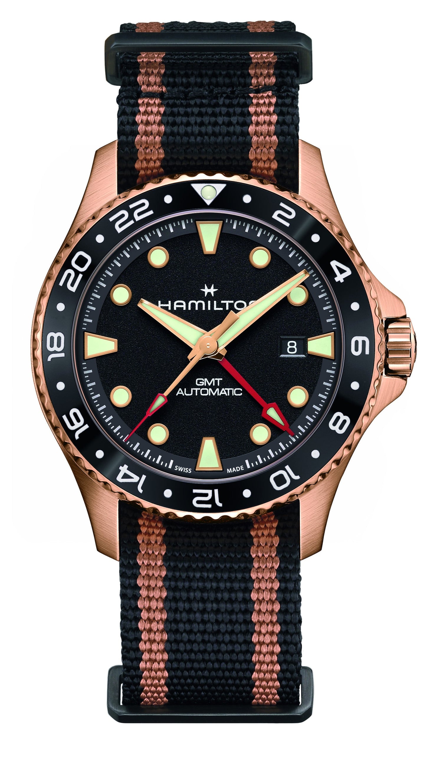 HAMILTON - Khaki Navy Scuba GMT Auto | H82565930