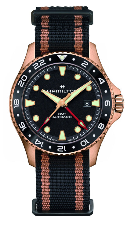 HAMILTON - Khaki Navy Scuba GMT Auto | H82565930