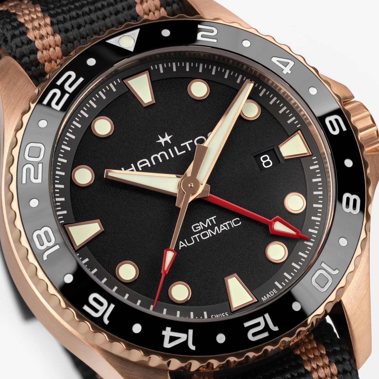 HAMILTON - Khaki Navy Scuba GMT Auto | H82565930