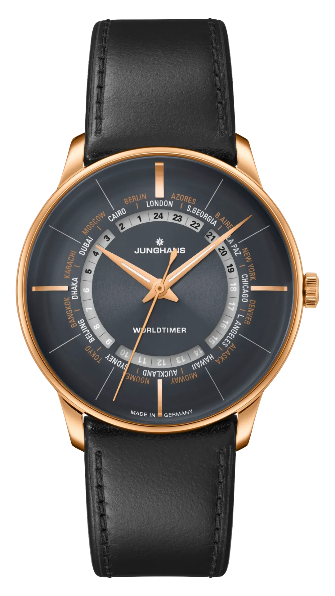 Junghans - Meister Worldtimer Auto | 27/5013.01