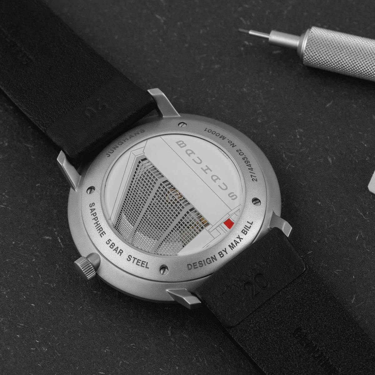 Junghans - Max Bill Regulator Bauhaus Auto |  27/4493.02