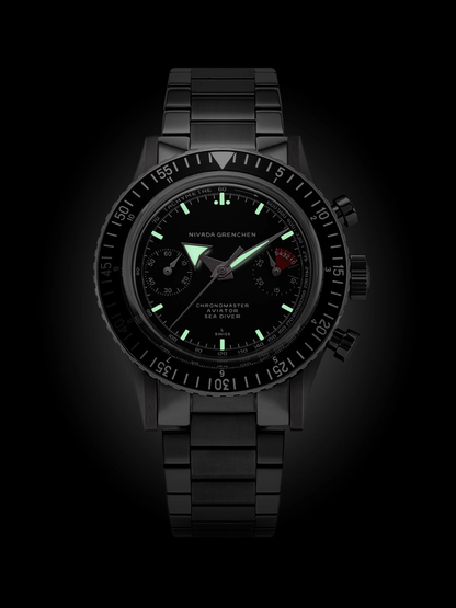 NIVADA GRENCHEN - Chronomaster BroadArrow Inter-bezel | 86056M04LC