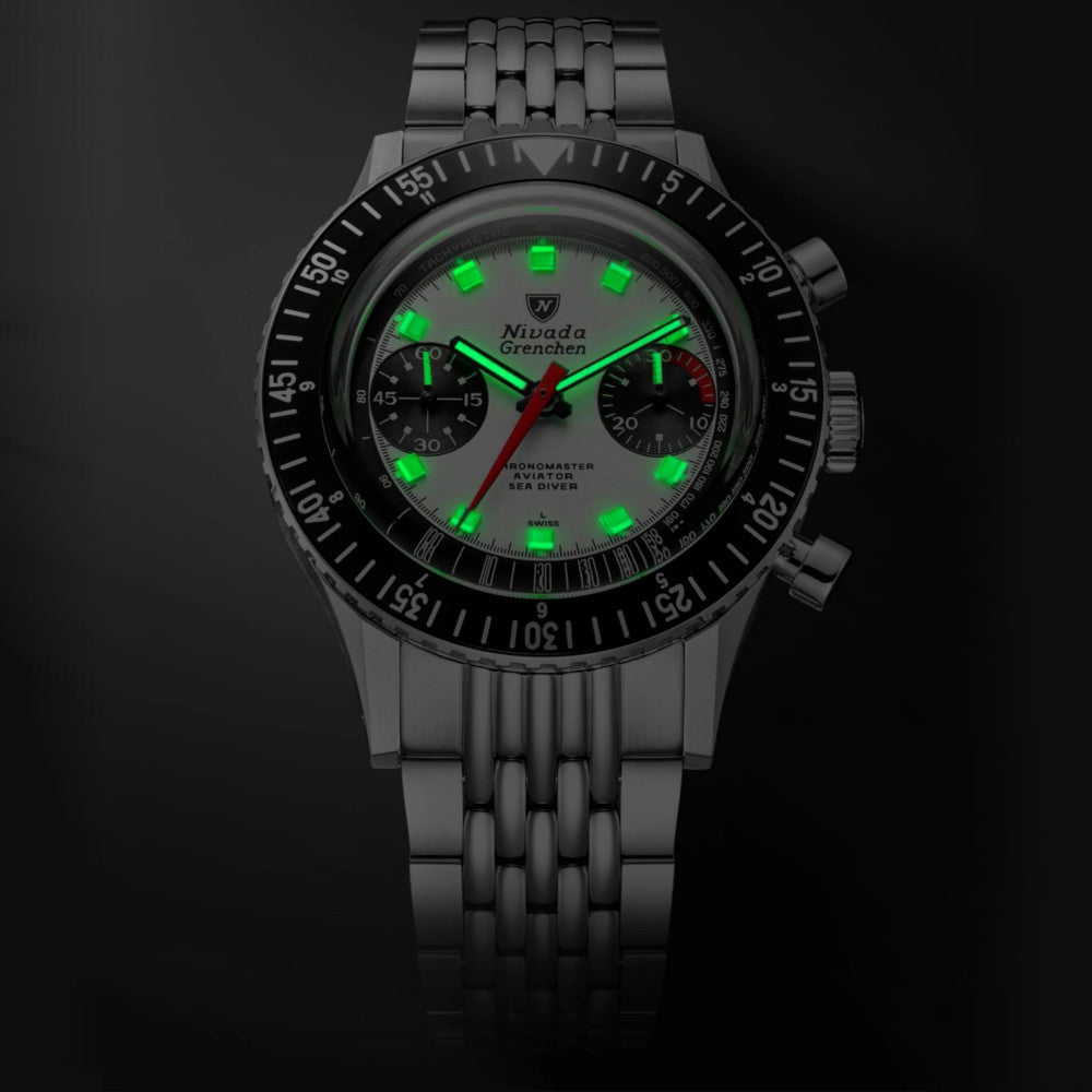 NIVADA GRENCHEN - Chronomaster Panda 41mm | 85241M01 – TimeScape