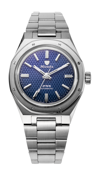 NIVADA GRENCHEN - F77 Black No-Date | 68000A77