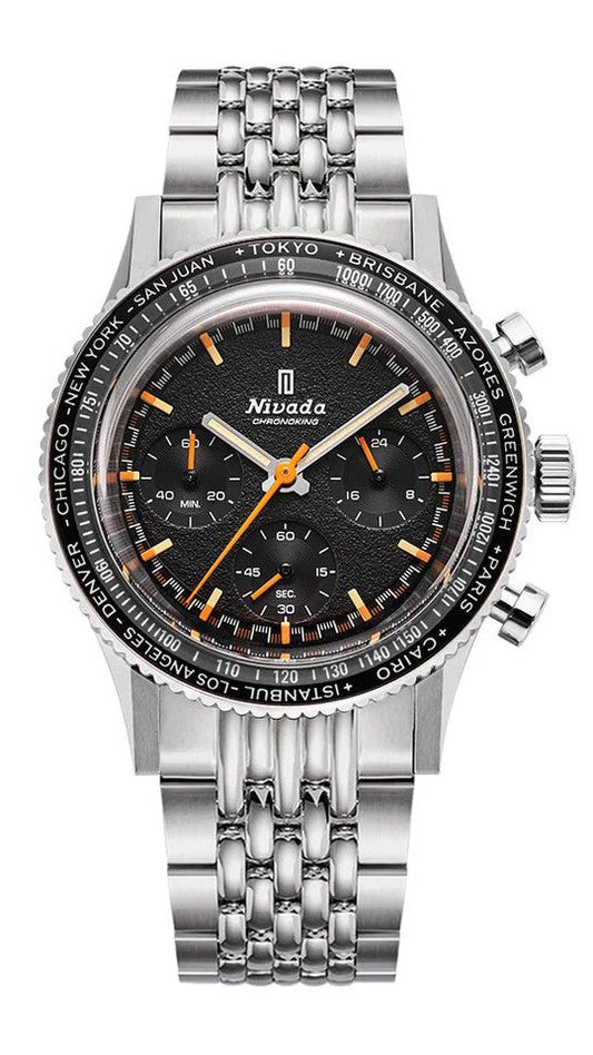 NIVADA GRENCHEN - Chronoking Mecaquartz Inter-bezel | 87042Q04