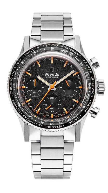 NIVADA GRENCHEN - Chronoking Mecaquartz Inter-bezel | 87040Q20