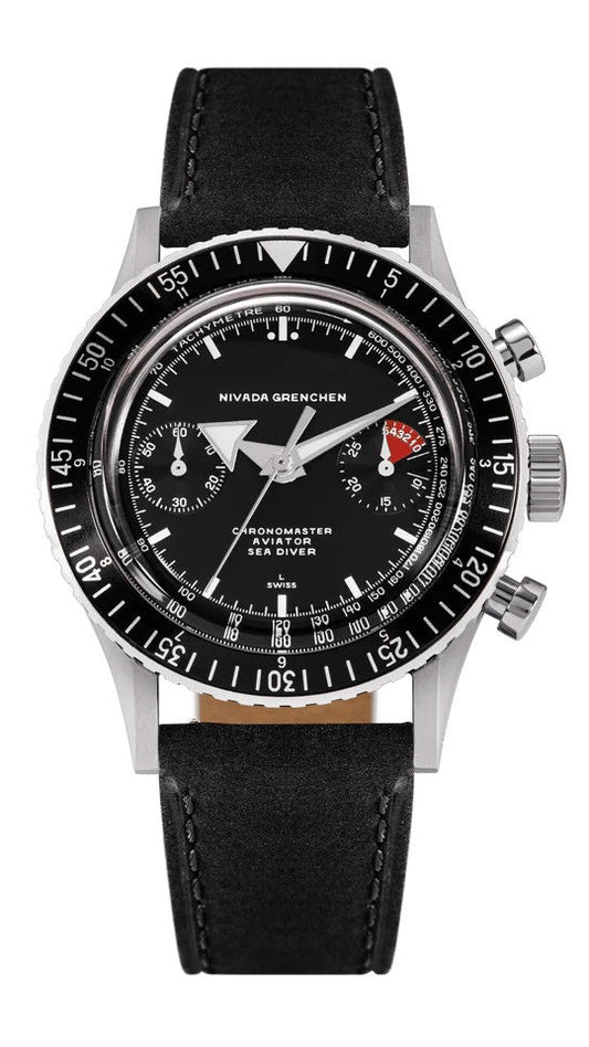 NIVADA GRENCHEN - Chronomaster BroadArrow Inter-bezel | 86007WM03LC
