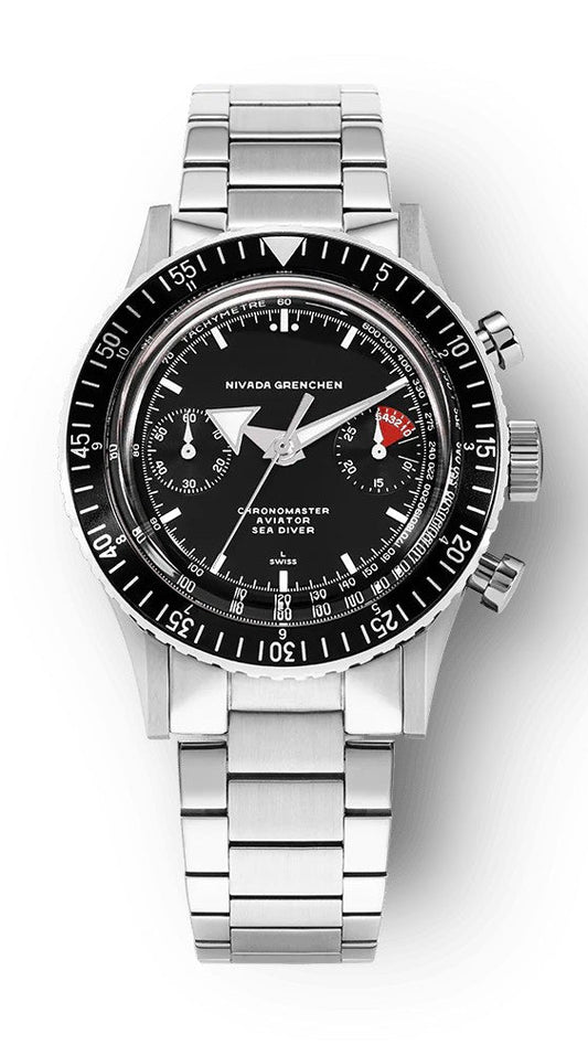NIVADA GRENCHEN - Chronomaster BroadArrow Inter-bezel | 86007WM20LC