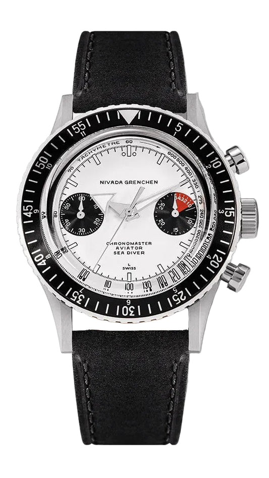 NIVADA GRENCHEN - Chronomaster BroadArrow Inter-bezel | 86010WM03LC