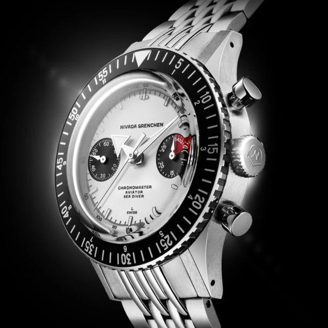 NIVADA GRENCHEN - Chronomaster BroadArrow Inter-bezel | 86010WM02LC