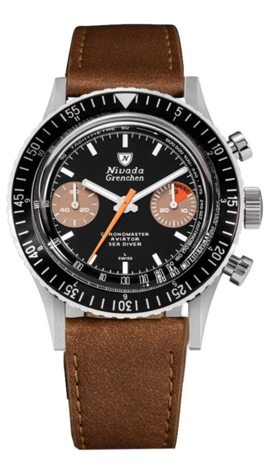 NIVADA GRENCHEN - Chronomaster Orange Boy Inter-bezel | 86012WM02LC