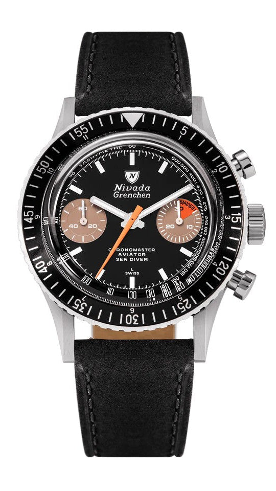 NIVADA GRENCHEN - Chronomaster Orange Boy Inter-bezel | 86012WM02LC