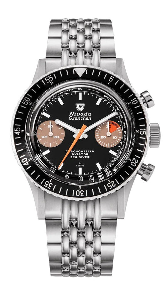 NIVADA GRENCHEN - Chronomaster Orange Boy Inter-bezel | 86012WM04LC