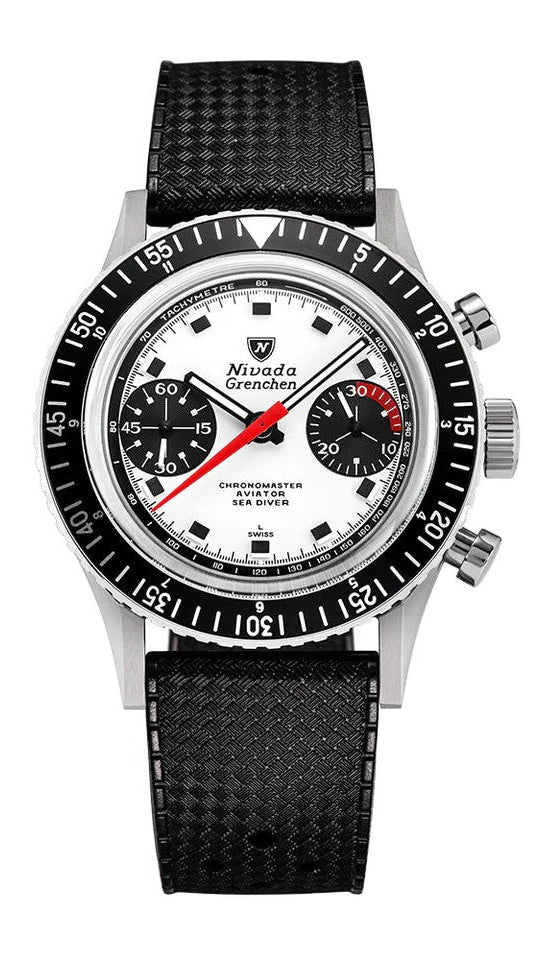 NIVADA GRENCHEN - Chronomaster Panda Inter-bezel | 86054M01LC