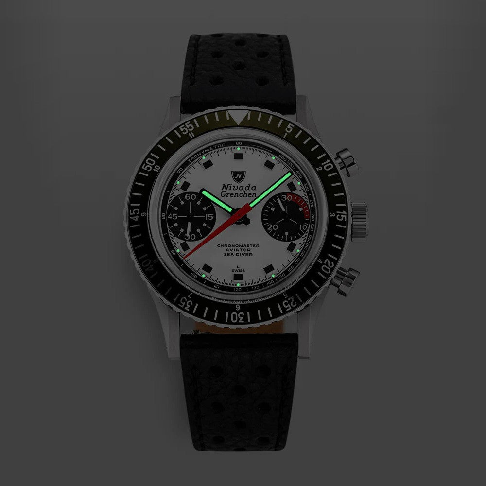 NIVADA GRENCHEN - Chronomaster Panda Inter-bezel | 86054M01LC