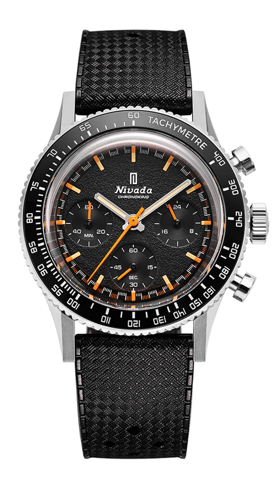 NIVADA GRENCHEN - Chronoking Mecaquartz Tachymeter Inter-bezel | 87040Q01
