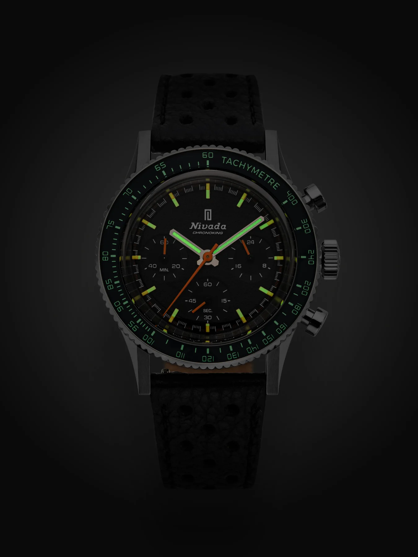 NIVADA GRENCHEN - Chronoking Mecaquartz Tachymeter Inter-bezel | 87040Q01