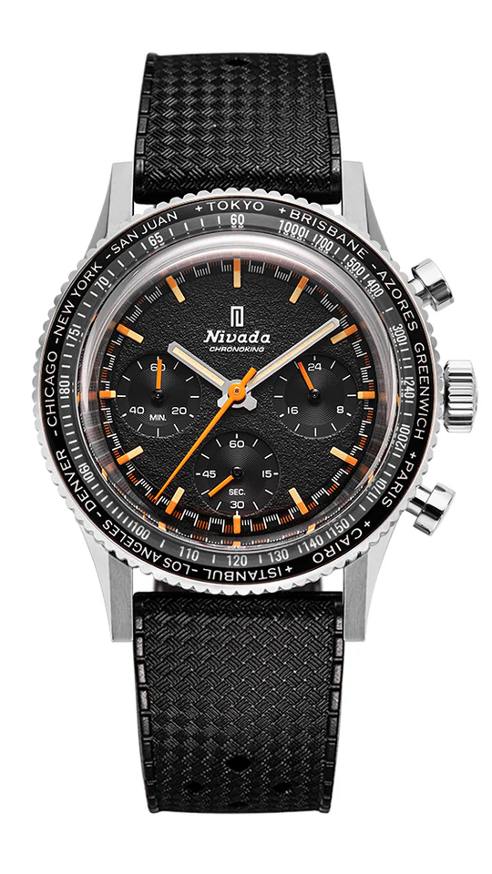 NIVADA GRENCHEN - Chronoking Mecaquartz GMT Inter-bezel | 87042Q01