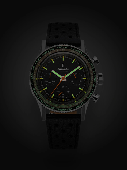 NIVADA GRENCHEN - Chronoking Mecaquartz GMT Inter-bezel | 87042Q01