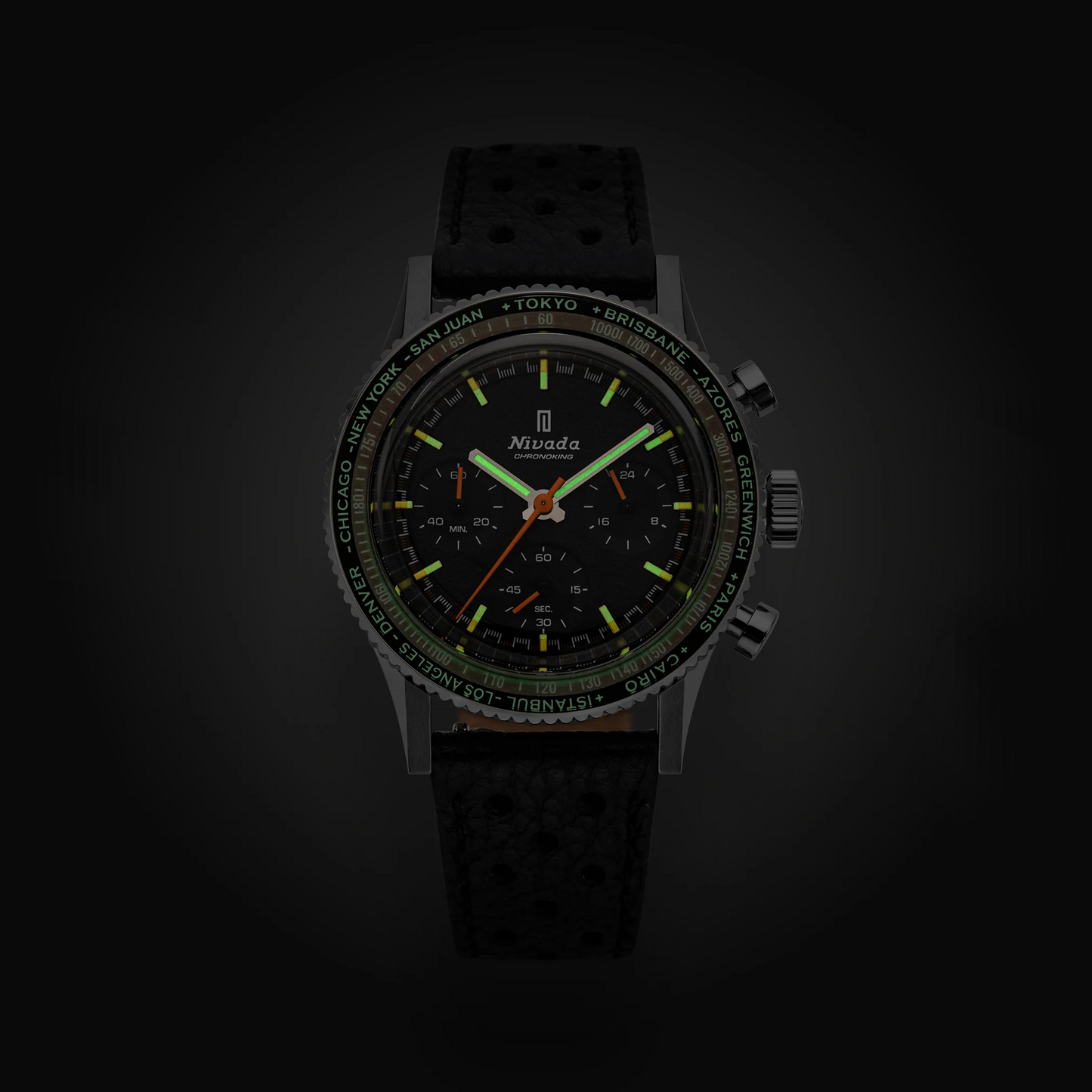 NIVADA GRENCHEN - Chronoking Mecaquartz Inter-bezel | 87042Q04
