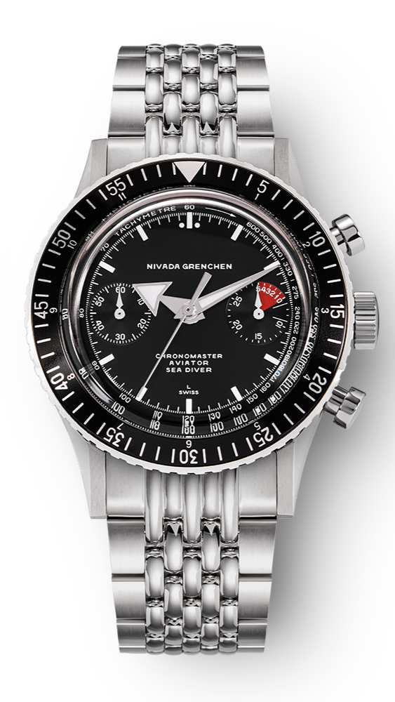 NIVADA GRENCHEN - Chronomaster BroadArrow Inter-bezel | 86056M04LC