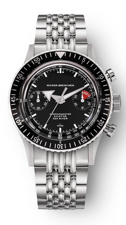 NIVADA GRENCHEN - Chronomaster BroadArrow Inter-bezel | 86056M04LC