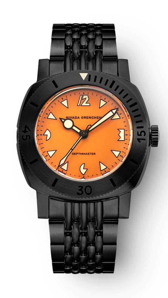 NIVADA GRENCHEN - Depthmaster Black Pumpkin LE | 14131A19