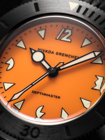 NIVADA GRENCHEN - Depthmaster Black Pumpkin LE | 14131A19