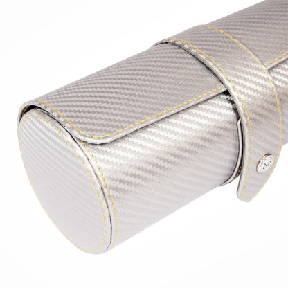 RAPPORT - Carbon Silver Watch Roll Triple | D353