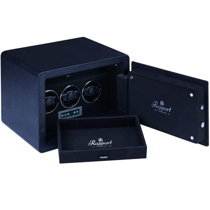 Rapport - Savoy Triple Watch Winder Safe | W651