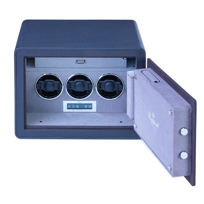 Rapport - Savoy Triple Watch Winder Safe | W650