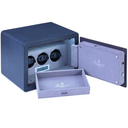 Rapport - Savoy Triple Watch Winder Safe | W650