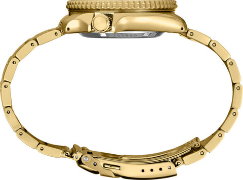 SEIKO 5 SPORTS Automatic 100m Water Proof Gold Case & Band, Black Dial Watch - SRPK18J WATCH SEIKO 5 SPORTS Automatic 100m Water Proof Gold Case & Band, Black Dial Watch - SRPK18J WATCH