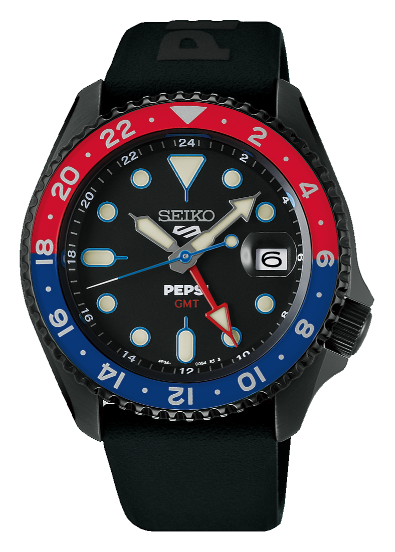 Seiko - 5 Sports Automatic "Pepsi®" GMT LE | SSK047