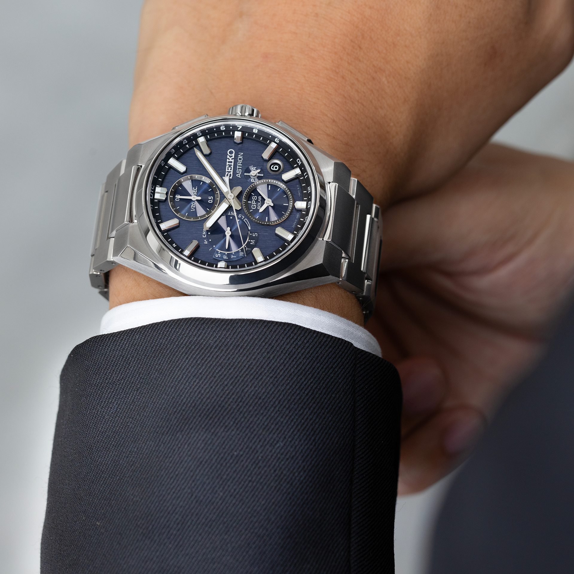 Seiko - Astron GPS Solar Chronograph | SSH161 – TimeScape Seiko - Astron GPS Solar Chronograph | SSH161 – TimeScape