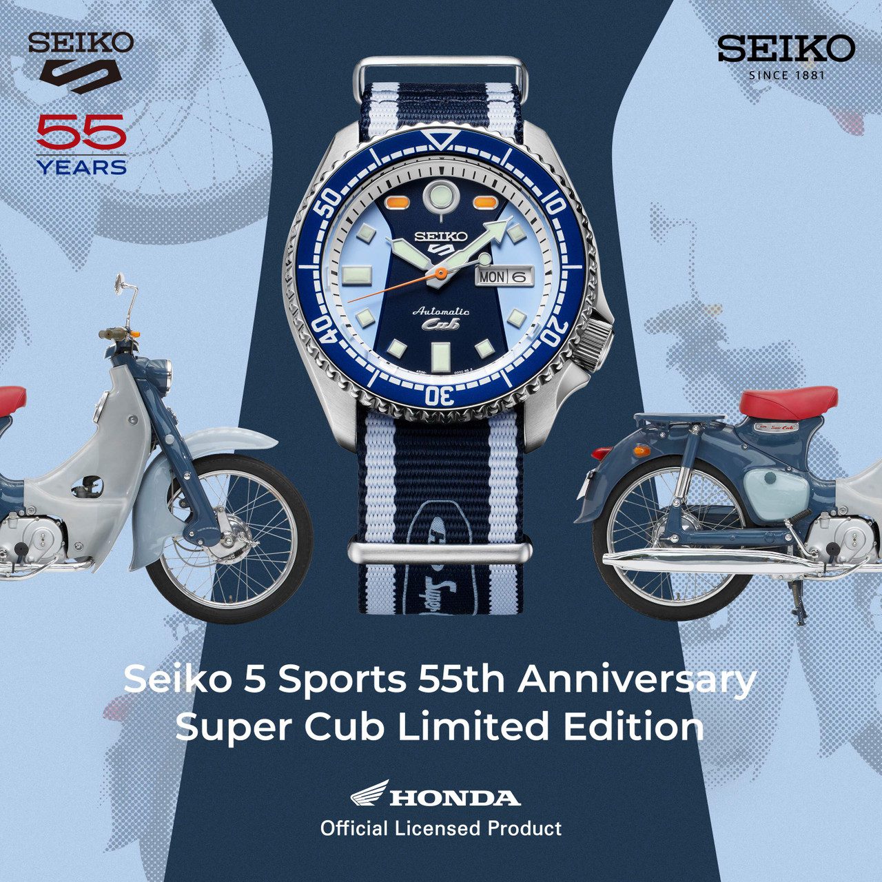 <iframe width="1280" height="720" src="https://www.youtube.com/embed/xMNF3S-5um8" title="SEIKO 5 Sports SRPK37 &quot;HONDA CUB&quot; Limited Edition Automatic" frameborder="0" allow="accelerometer; autoplay; clipboard-write; encrypted-media; gyroscope; picture-in-picture; web-share" allowfullscreen></iframe>
