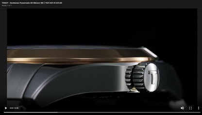 <iframe width="1280" height="720" src="https://www.youtube.com/embed/ldCfpI3OTzQ" title="Tissot - Gentleman PowerMatic 80 Automatic  - T927.407.41.031.00" frameborder="0" allow="accelerometer; autoplay; clipboard-write; encrypted-media; gyroscope; picture-in-picture; web-share" allowfullscreen></iframe>