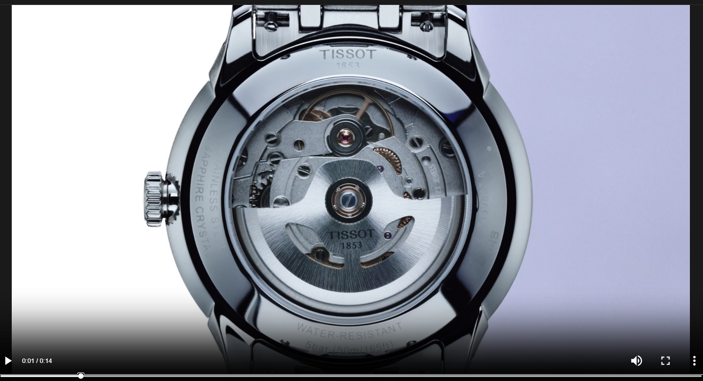 <iframe width="1280" height="720" src="https://www.youtube.com/embed/NUHnowzyWi8" title="TISSOT  - Chemin Des Tourelles Powermatic 80" frameborder="0" allow="accelerometer; autoplay; clipboard-write; encrypted-media; gyroscope; picture-in-picture; web-share" allowfullscreen></iframe>