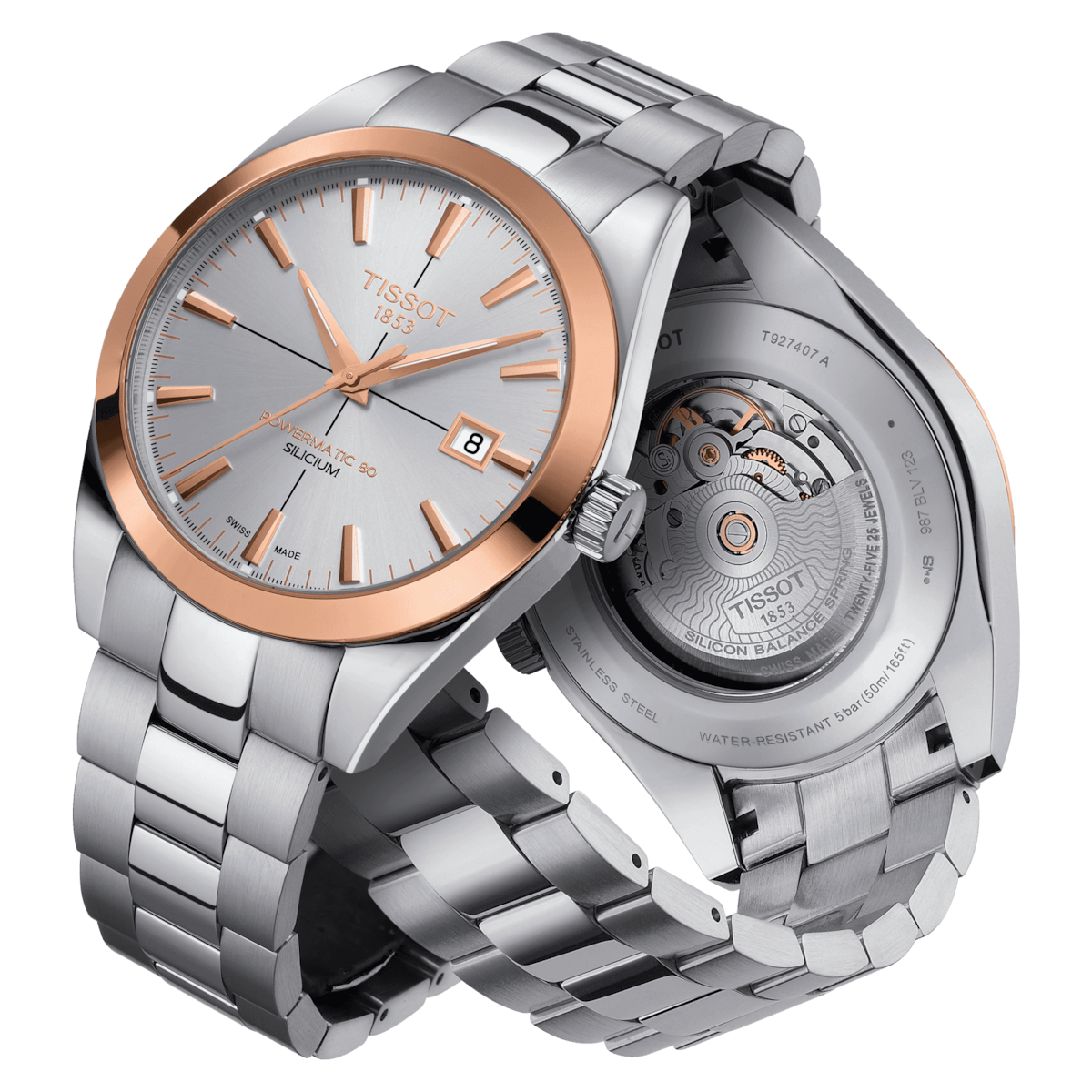 TISSOT - Gentleman Powermatic 80 Silicium 18K | T927.407.41.031.00