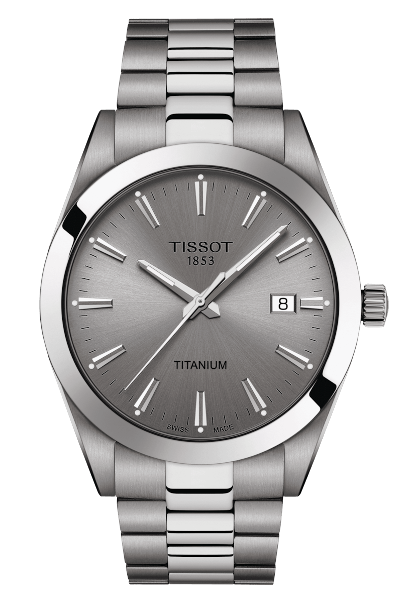 tissot mens gentleman stainless steel dress watch grey t1274071104100 Tissot Gentleman Powermatic 80 Silicium Watch T1274071104100 Mazzucchelli's