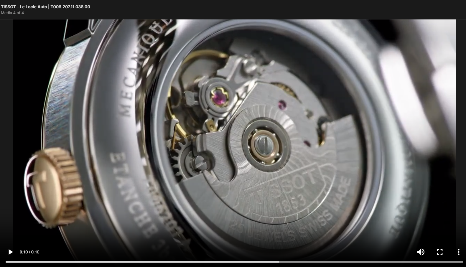 <iframe width="1280" height="720" src="https://www.youtube.com/embed/cm68EHm_NmQ" title="TISSOT - Le Locle Automatic Lady 29mm   T006.207.22.116.00" frameborder="0" allow="accelerometer; autoplay; clipboard-write; encrypted-media; gyroscope; picture-in-picture; web-share" allowfullscreen></iframe>