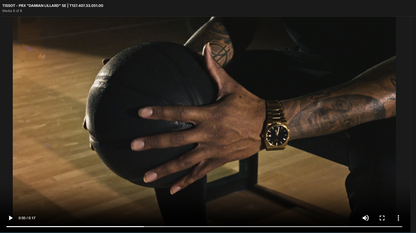 <iframe width="1280" height="720" src="https://www.youtube.com/embed/vT-UzuuTAYE" title="TISSOT - PRX DAMIAN LILLARD SE | T137.407.33.051.00" frameborder="0" allow="accelerometer; autoplay; clipboard-write; encrypted-media; gyroscope; picture-in-picture; web-share" allowfullscreen></iframe>
