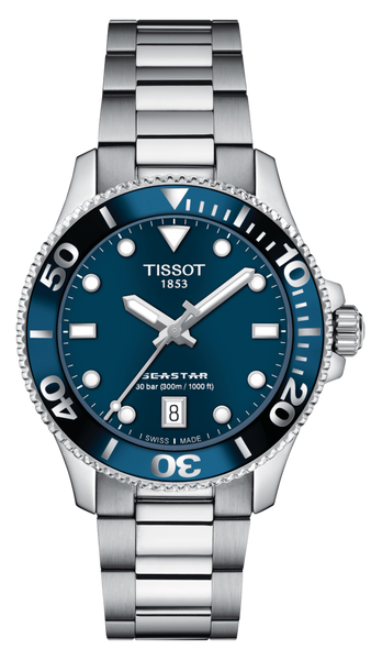 ゆ*ひ様 TISSOT Seastar 腕時計(青) 36mm クオーツ シース TISSOT - Seastar 1000 Quartz 36mm | T120.210.11.041.00 – TimeScape