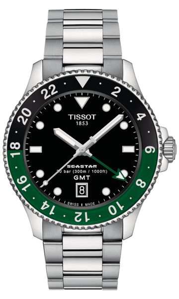 SHS　TISSOT「SEASTAR 1000 QUARTZ GMT」 Tissot ''Sprite'' Seastar 1000 Quartz GMT 40 mm - YouTube