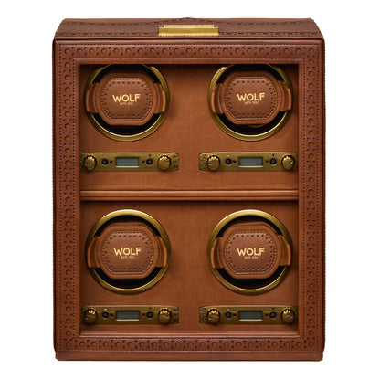 Wolf - Brogue 4-Unit Watch Winder | 440406
