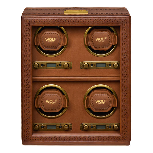 Wolf - Brogue 4-Unit Watch Winder | 440406