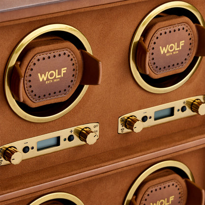 Wolf - Brogue 4-Unit Watch Winder | 440406