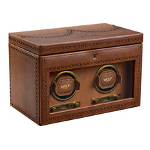 Wolf - Brogue 2-Unit Watch Winder w Storage | 440206