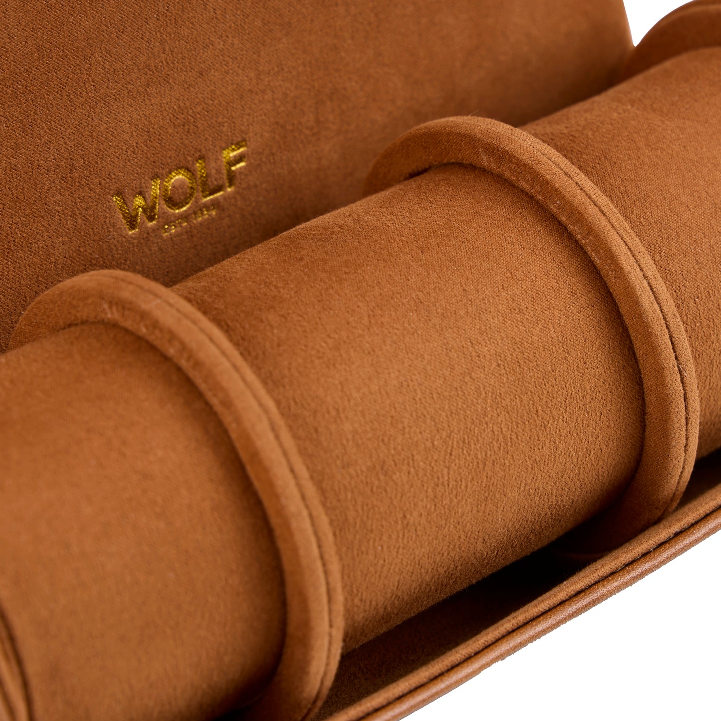 Wolf - Brogue Triple Watch Roll | 443306