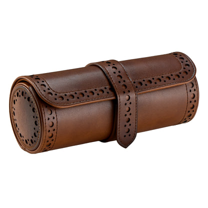 Wolf - Brogue Triple Watch Roll | 443306